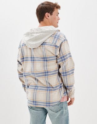 AE Super Soft Hooded Flannel Shirt