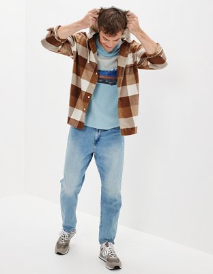 AE Super Soft Hooded Flannel Shirt