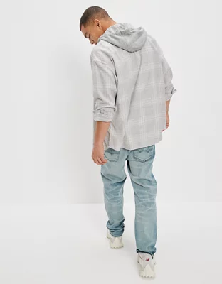 AE Super Soft Hooded Beach Flannel Shirt