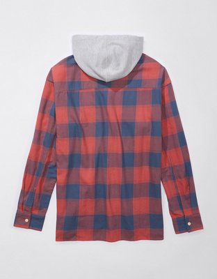AE Hooded Flannel Shirt