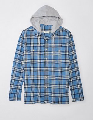 Ae cheap flannel hoodie