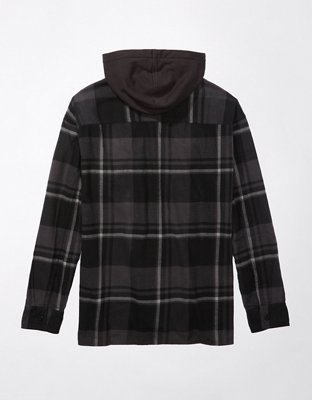 AE Hooded Flannel Shirt