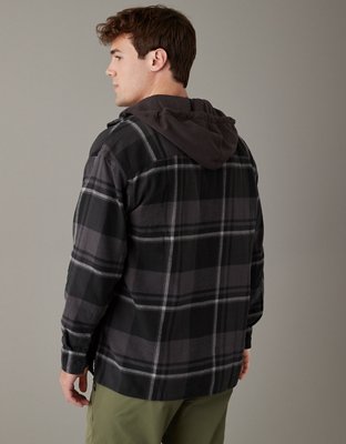 AE Hooded Flannel Shirt