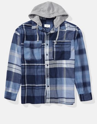 AE Hoodie Extragrande Super Suave de Flannel