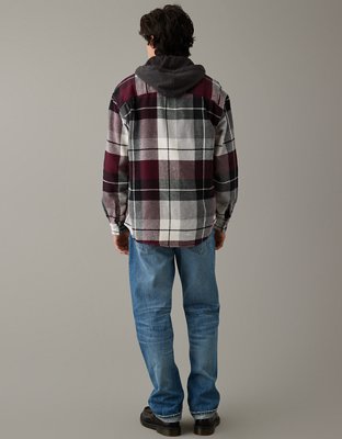 AE Hooded Flannel Shirt