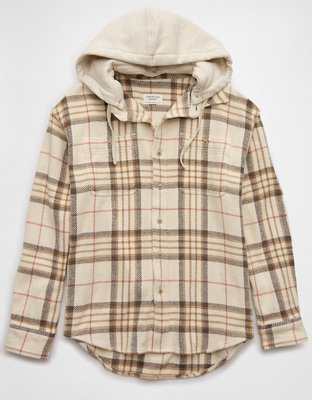 AE Hooded Flannel Shirt