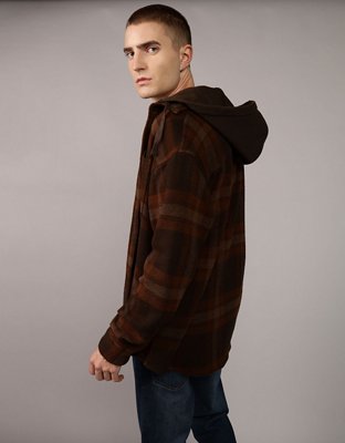 AE Flannel Hoodie