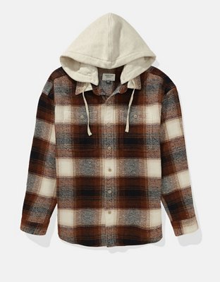 AE Flannel Hoodie