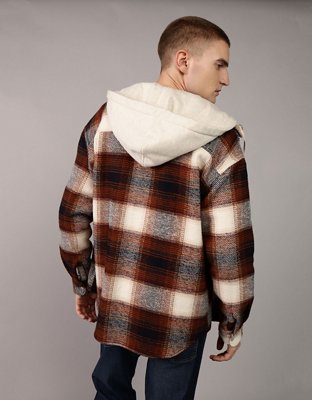 AE Flannel Hoodie