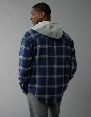 AE Hooded Flannel Shirt