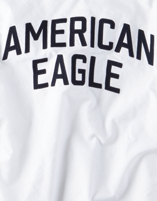 AE Short Sleeve Button Up Baseball Shirt
