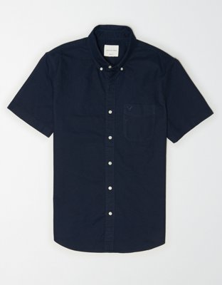 AE Short-Sleeve Button-Down Shirt