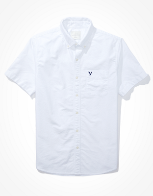AE Oxford Short-Sleeve Button-Up Shirt