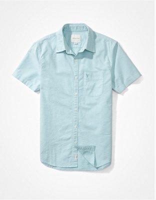 AE Short-Sleeve Everyday Oxford Button-Up Shirt