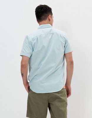 AE Short-Sleeve Everyday Oxford Button-Up Shirt