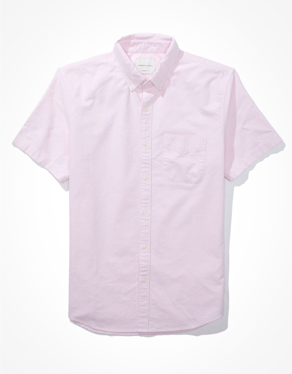 AE Short-Sleeve Everyday Oxford Button-Up Shirt