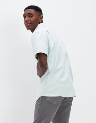AE Short-Sleeve Everyday Oxford Button-Up Shirt