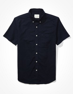 AE Oxford Short Sleeve Button-Up Shirt