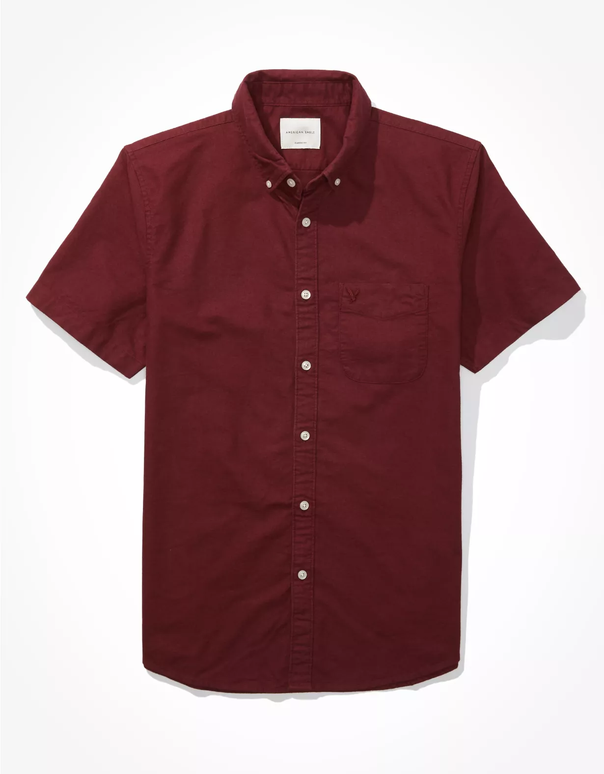 AE Oxford Short Sleeve Button-Up Shirt