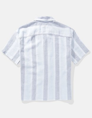 AE Striped Button-Up Poolside Shirt