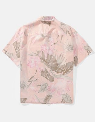 AE Poolside Floral Button-Up Shirt