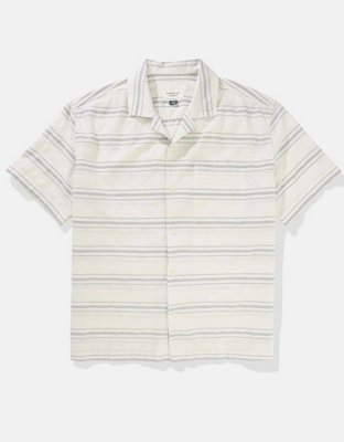 AE Striped Button-Up Poolside Shirt