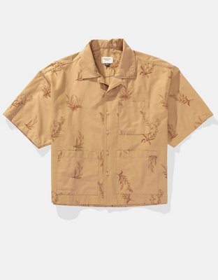 AE x Manuel Turizo Printed Button-Up Shirt