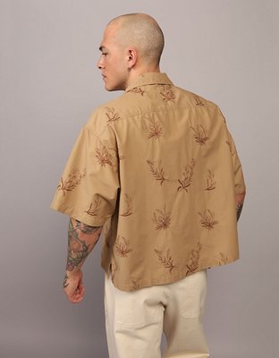 AE x Manuel Turizo Printed Button-Up Shirt