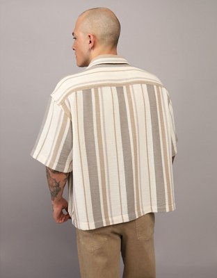 AE x Manuel Turizo Printed Button-Up Shirt