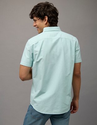 AE Slim Oxford Short-Sleeve Button-Up Shirt