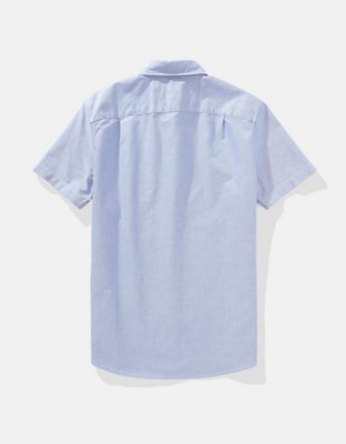 AE Short-Sleeve Slim Fit Button-Up Shirt