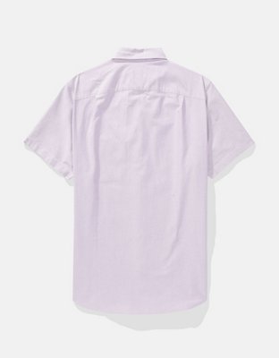 AE Short-Sleeve Slim Fit Button-Up Shirt
