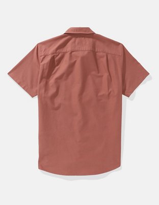 AE Camisa Slim Fit Manga Corta con Botones