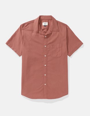 AE Camisa Slim Fit Manga Corta con Botones