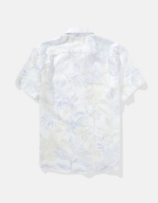 AE Poolside Tropical Button-Up Shirt