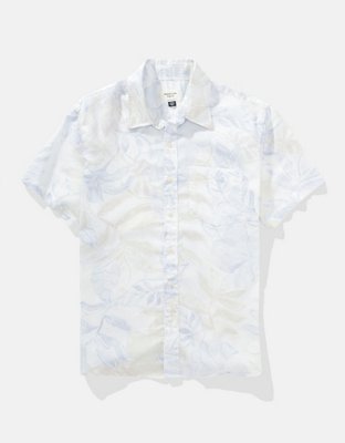 AE Poolside Tropical Button-Up Shirt