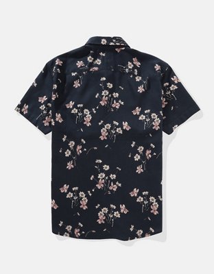 AE Poolside Tropical Button-Up Shirt