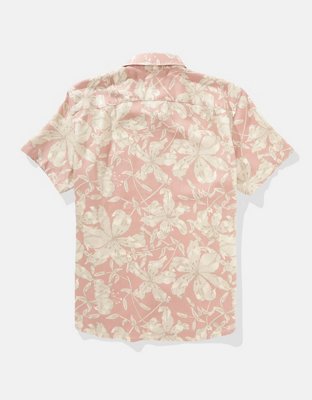 AE Poolside Tropical Button-Up Shirt