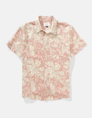 AE Poolside Tropical Button-Up Shirt