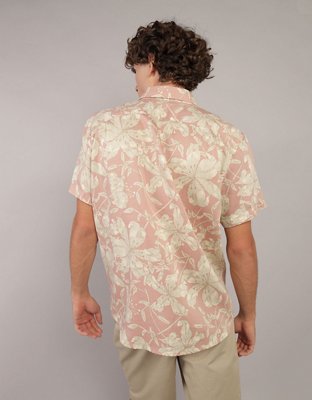 AE Poolside Tropical Button-Up Shirt