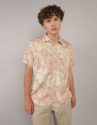 AE Poolside Tropical Button-Up Shirt