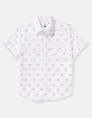 AE Poolside Printed Button-Up Shirt