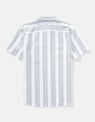 AE Poolside Striped Button-Up Shirt