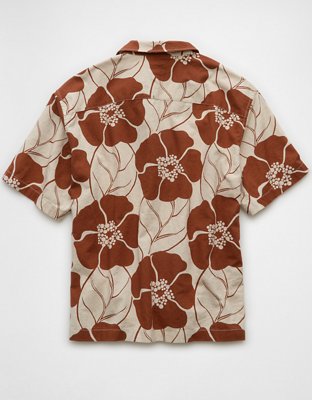 AE Poolside Floral Button-Up Shirt