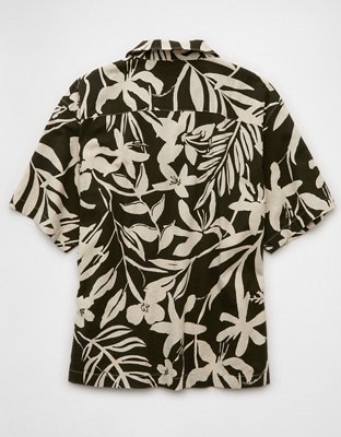 AE Poolside Floral Button-Up Shirt