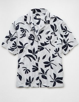 AE Poolside Floral Button-Up Shirt