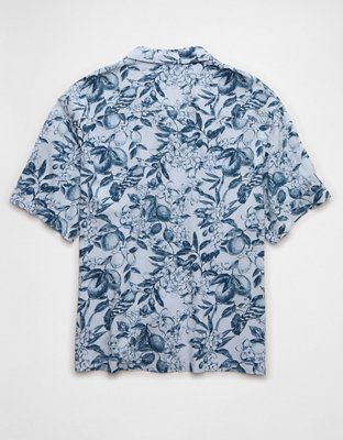 AE Poolside Floral Button-Up Shirt