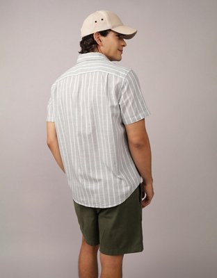 AE Poolside Plaid Button-Up Shirt