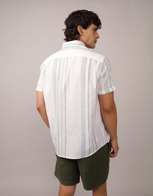 AE Poolside Plaid Button-Up Shirt
