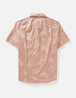 AE Camisa con Botones para la Piscina